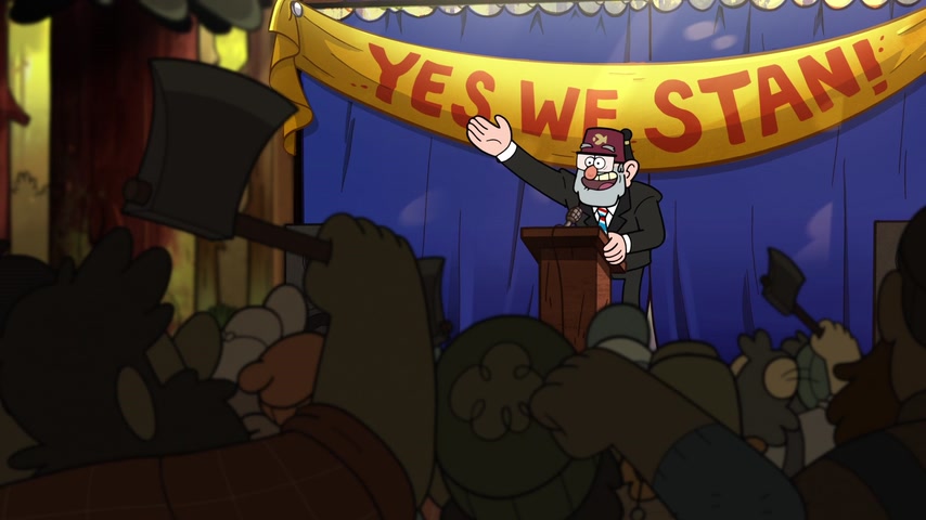 Стэн — кандидат в мэры | Гравити Фолз | Сезон: 02 | Эпизод: 14